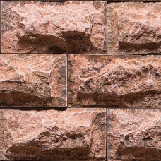 Декоративный камень Акко Розовый Мрамор (0,333 м²)