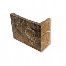 Декоративный камень Цесария Серый Мрамор угол (0,7 пог. м)
