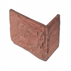 Декоративный камень Леон Розовый Мрамор угловой (0,78 пог. м)