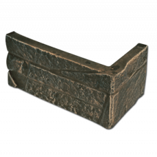 Декоративный камень Скала Тёмная угол (0,76 пог. м)