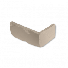 Декоративный камень Брик Белый угловой (0,66 пог. м)