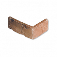 Декоративный камень Брик Розовый Мрамор угловой (0,66 пог. м)