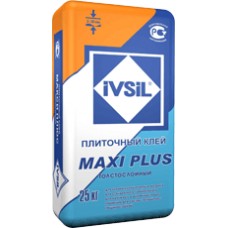 Клей для укладки плитки толстым слоем IVSIL MAXI PLUS