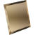 Зеркальная плитка квадратная бронзовая с фацетом 10 мм (150x150 мм) (шт.)