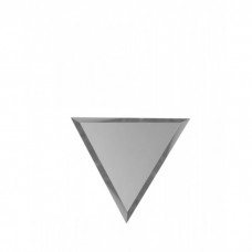 Зеркальная плитка серебряная Полуромб матовая 10 мм (200x170 мм) (шт.)
