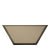 Зеркальная плитка бронзовая Полусота с фацетом матовая 10 мм (250x108 мм) (шт.)