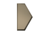Зеркальная плитка бронзовая Полусота с фацетом матовая 10 мм (100x173 мм) (шт.)