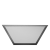 Зеркальная плитка серебряная Полусота с фацетом матовая 10 мм (200x86 мм) (шт.)