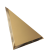 Зеркальная плитка треугольная бронзовая с фацетом матовая 10 мм (150x150 мм) (шт.)
