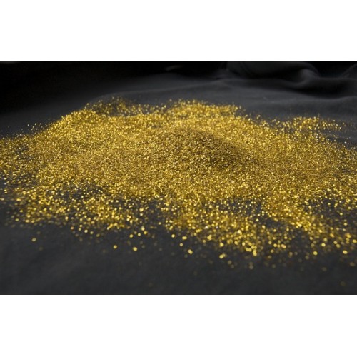Добавка декоративная к жидким обоям Глиттер золото (0,4 мм)